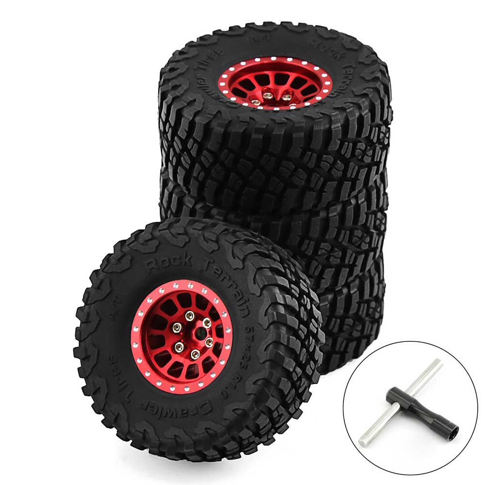 4pcs10inchClimbingCarAluminumAlloyRCCarWheelTirefor118TRX4MSCX24FMSFCX18FCX24FuritekFX118Off-roadPar-1999176-14