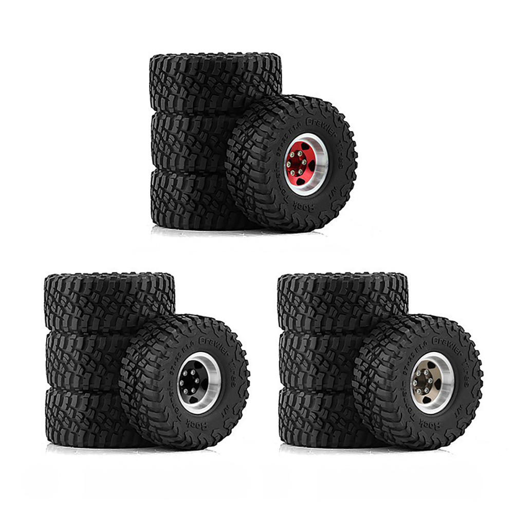 4pcs10inchClimbingCarAluminumAlloyRCCarWheelTirefor118TRX4MSCX24FMSFCX18FCX24FuritekFX118Off-roadPar-1999176-3