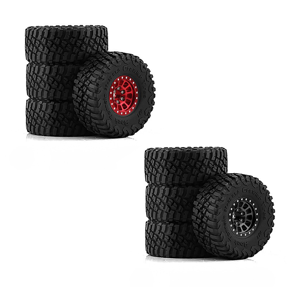 4pcs10inchClimbingCarAluminumAlloyRCCarWheelTirefor118TRX4MSCX24FMSFCX18FCX24FuritekFX118Off-roadPar-1999176-5
