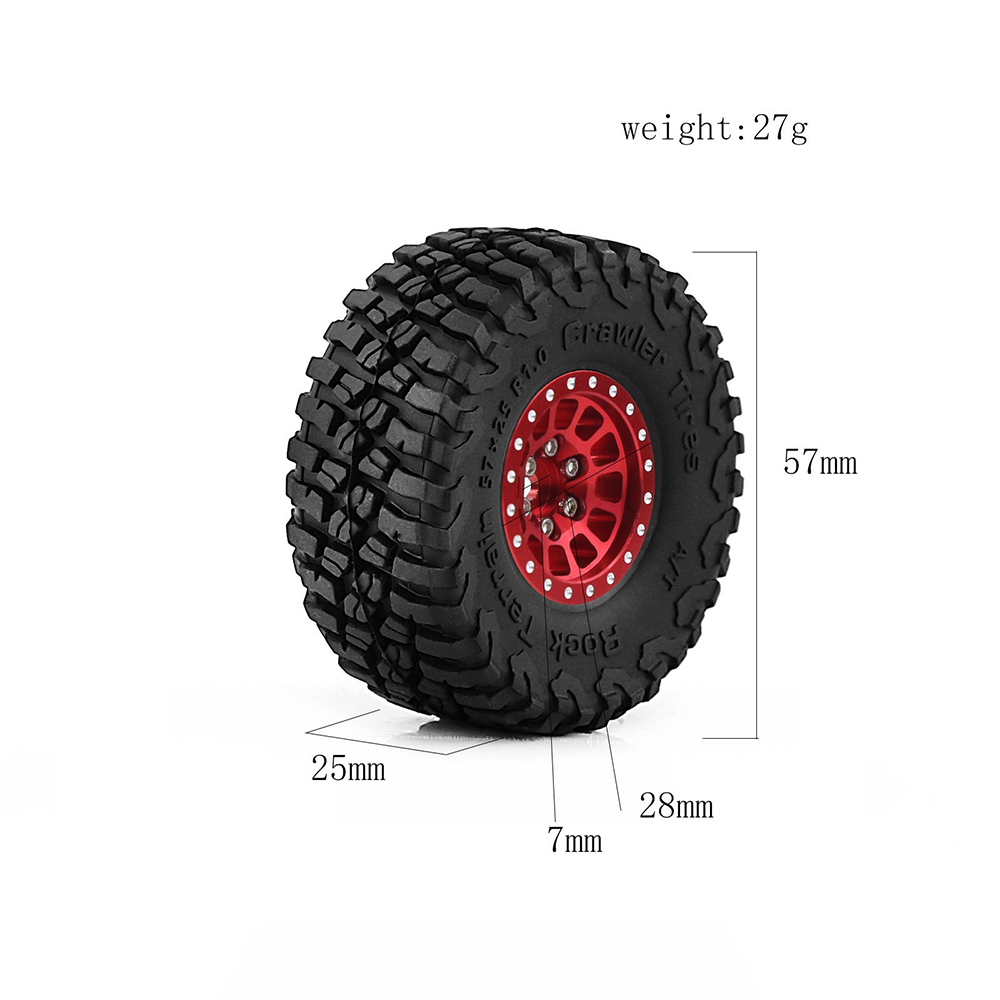 4pcs10inchClimbingCarAluminumAlloyRCCarWheelTirefor118TRX4MSCX24FMSFCX18FCX24FuritekFX118Off-roadPar-1999176-7
