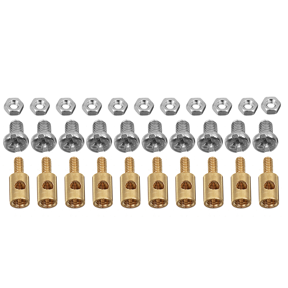 50PCS13mmAdjustablePushrodConnectorsLinkageStoppersForRCAirplane-1121138-1