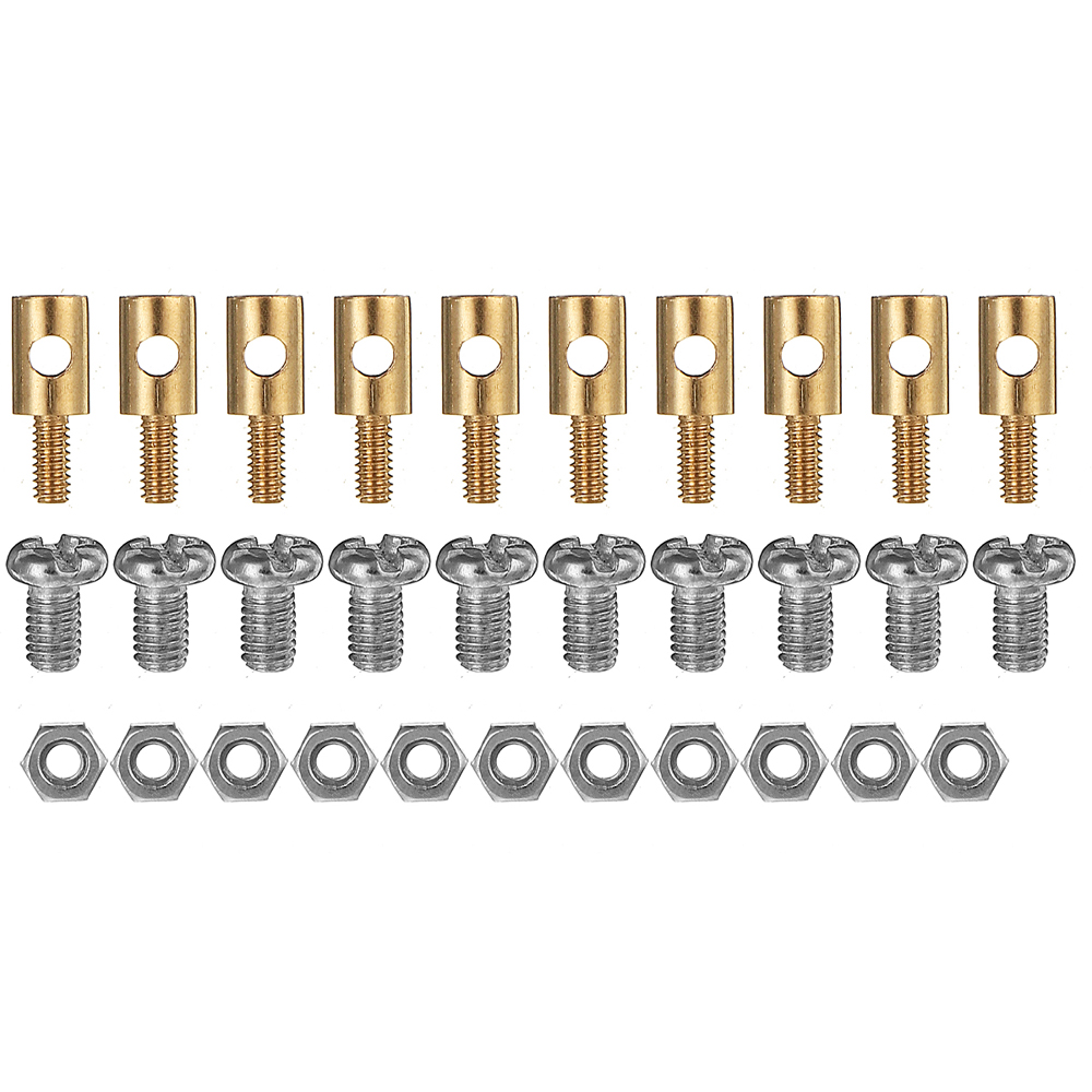 50PCS25mmAdjustablePushrodConnectorsLinkageStoppersForRCAirplane-1899281-3