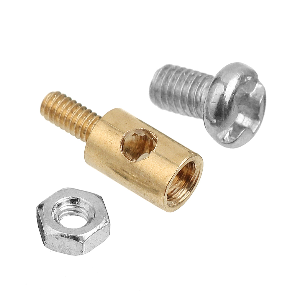50PCS25mmAdjustablePushrodConnectorsLinkageStoppersForRCAirplane-1899281-5