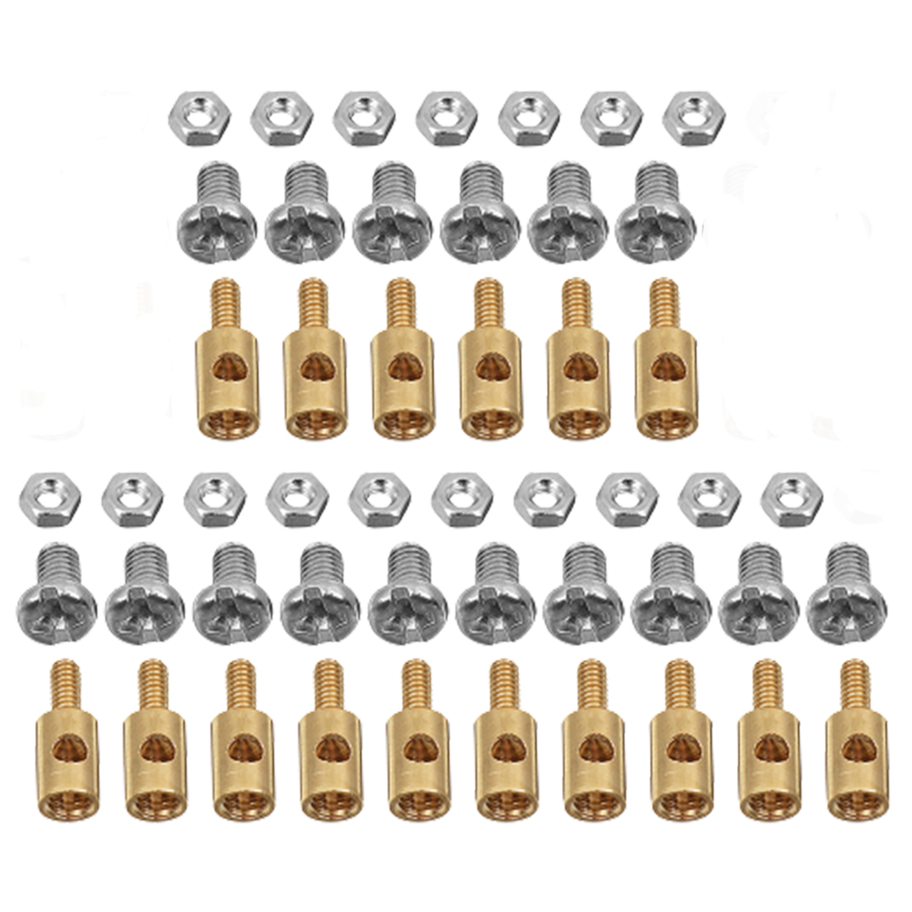 50Pcs31mmAdjustablePushrodConnectorsLinkageStoppersForRCAirplane-1899282-1