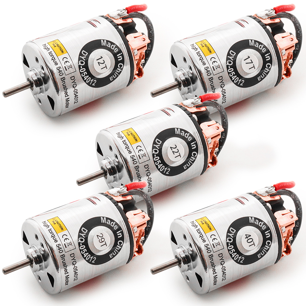 540BrushedMotorWaterproof12T17T22T29T40Tfor110RCCarCrawlerAxialSCX10AXI0300790046TrasTRX4RedcatGen8R-2001073-1