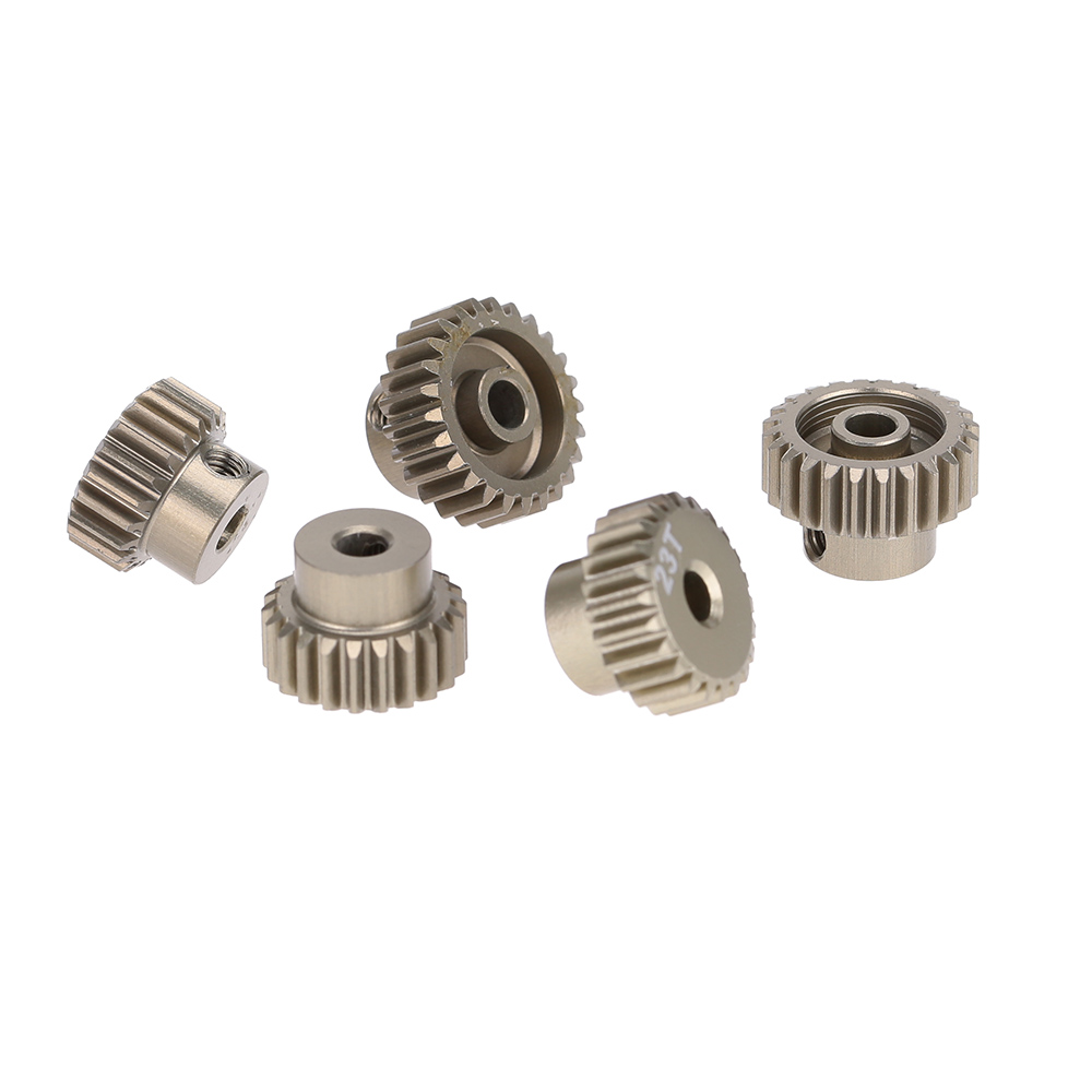 5PCS48DP21T22T23T24T25TPinionMotorGearComboSetfor110RcCarBrushedBrushlessMotor-1290559-1