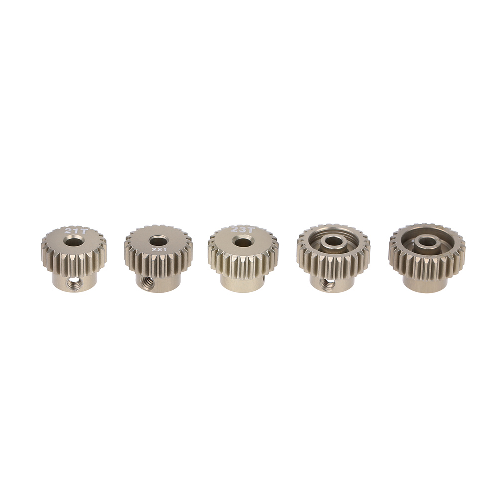 5PCS48DP21T22T23T24T25TPinionMotorGearComboSetfor110RcCarBrushedBrushlessMotor-1290559-2