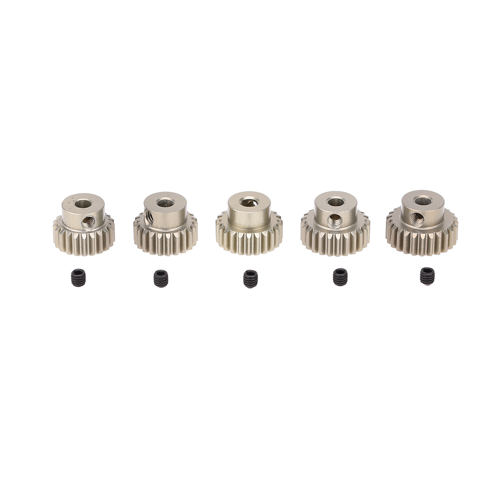 5PCS48DP21T22T23T24T25TPinionMotorGearComboSetfor110RcCarBrushedBrushlessMotor-1290559-5