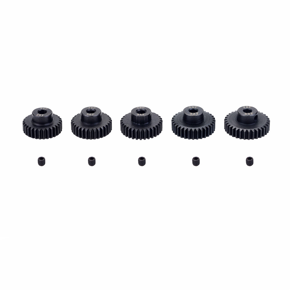 5PCS48DP29T30T31T32T33TMetalPinionMotorGearfor3175mmShaft110RCCarEngine-1582675-3