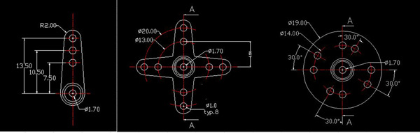 5PCSEMAXES08MAII12gMiniMetalGearAnalogServoforRCModel-1132442-3