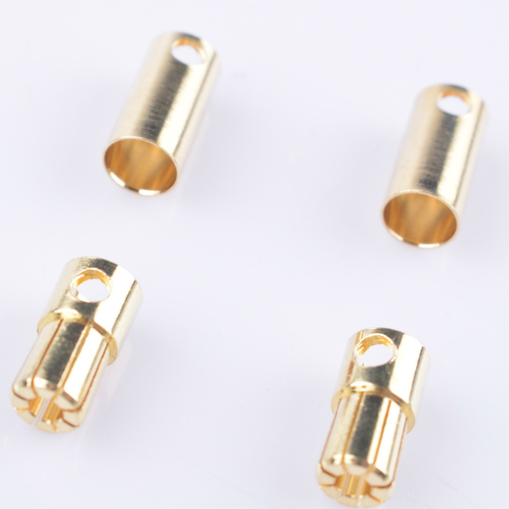5Pairs65mmBananaPlugConnector80ASteadyCurrentGold-PlatedBrassBananaHead-1993358-5