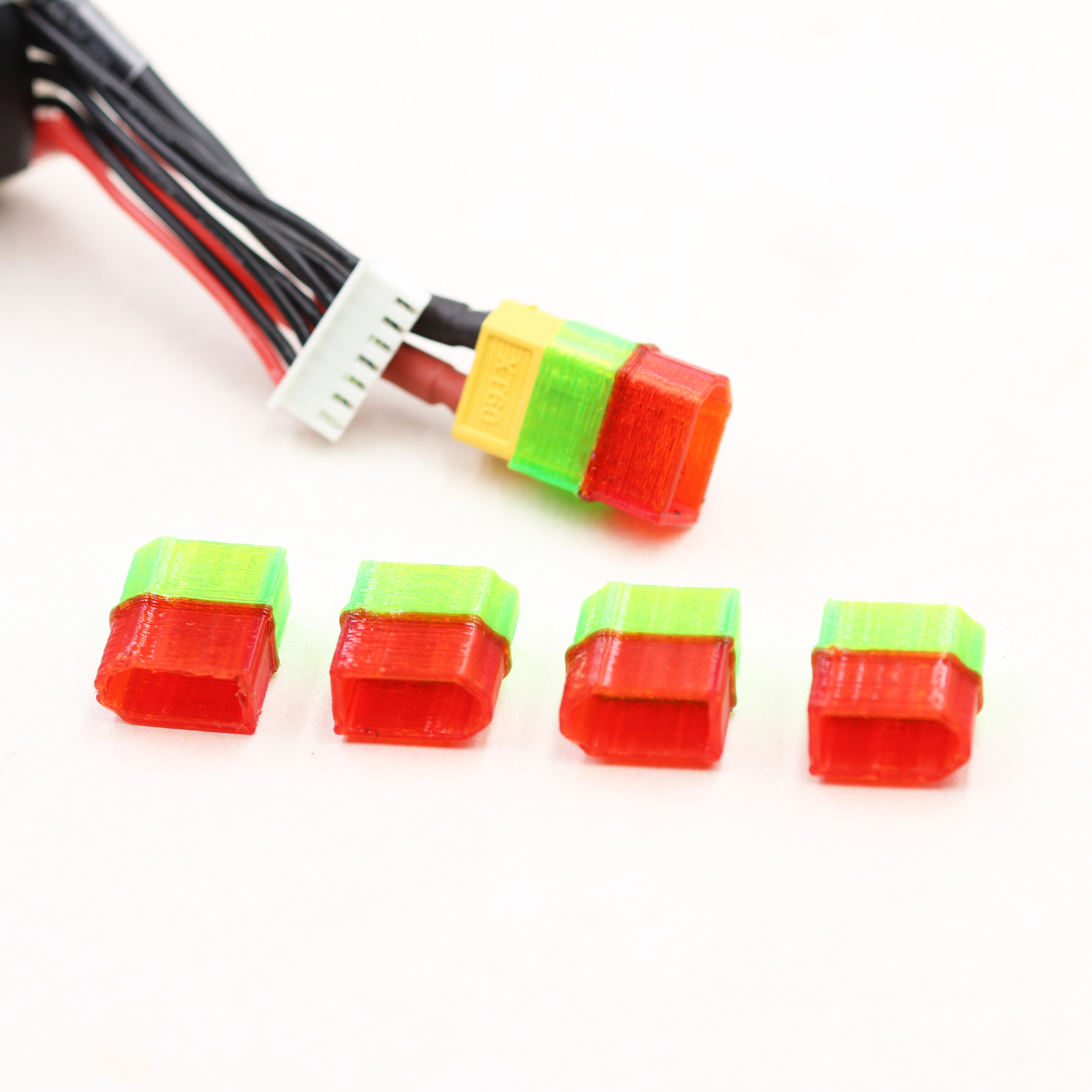 5PcsQY3DTPUAMASSXT60PlugConnectorProtectiveCaseCoverforRCFPVRacingDroneLipoBatterySparePart-1989209-1