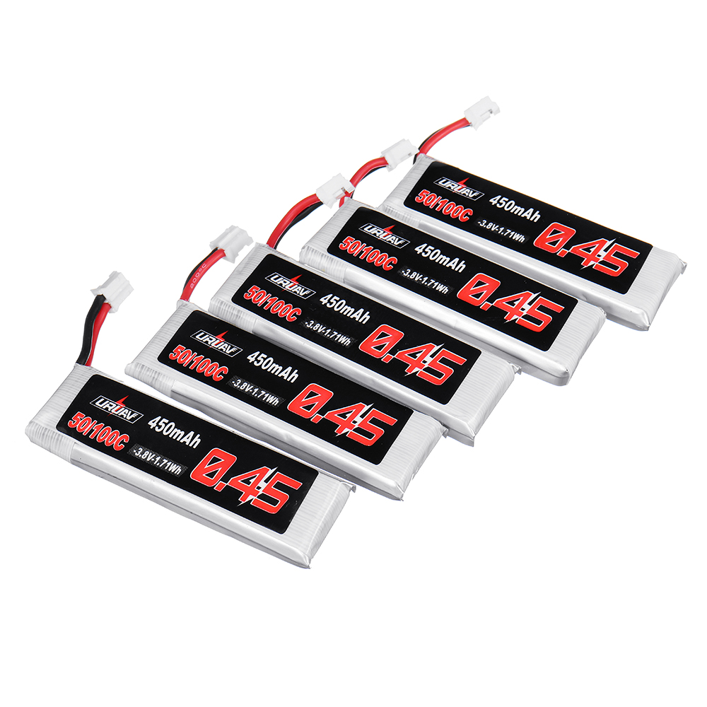 5PcsURUAV38V450mAh50100C1SHV435VLipoBatteryPH20forHappymodelCrux3EmaxTinyhawkTiny7HappymodelSnapper7-1387485-1