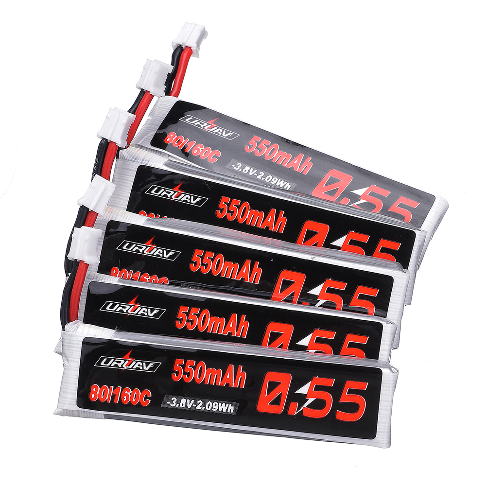 5PcsURUAV38V550mAh80C160C1SHV435VPH20PlugLipoBatteryforEMAXTinyhawkIIIGEPRCTinyGO4KFPVIndoorWhoopEma-1583751-1