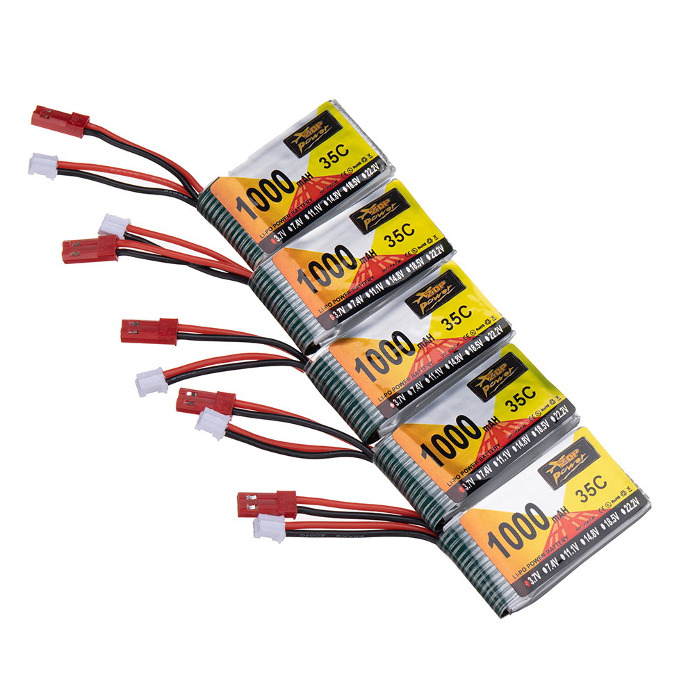 5PcsZOPPower37V1000mAh35C1SLiPoBatteryJSTPH20PlugforRCDrone-1978410-1
