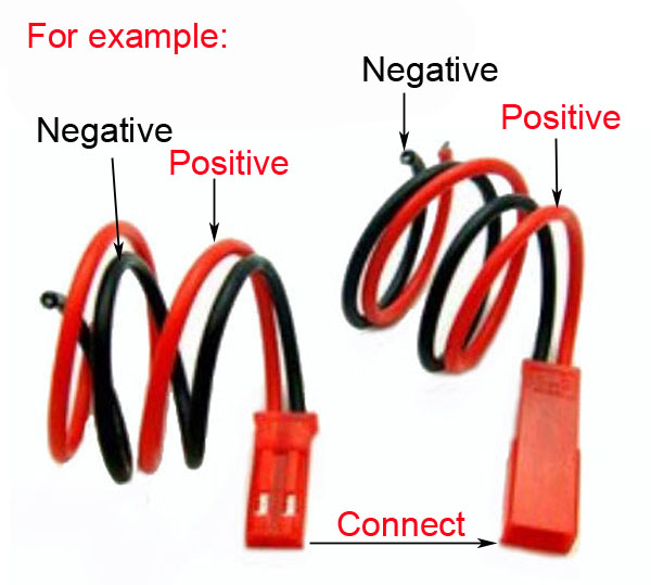 5xJSTConnectorPlugWithConnectCableForRCBECESCBattery-50810-2