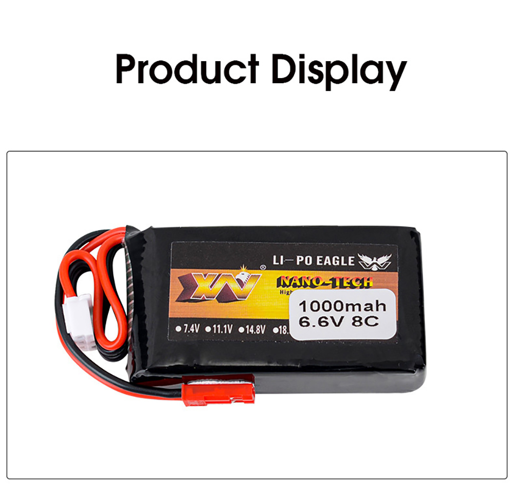 66V1000mAh8CLipoBatteryJSTPlugforMC6AMC6BFutaba4PX14SG4PV4PLS10JRemoteControllerRadioTransmitter-1995677-6
