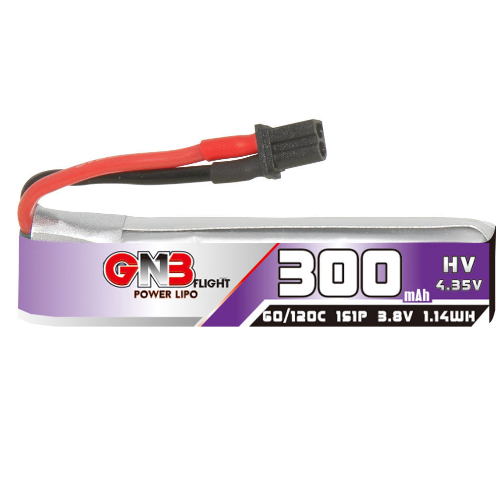 6PcsGaoneng38V300mAh60C1SLiHVBatteryA30PlugWithAdapterCableforBetaFPVMeteor65ProELRS-1988902-4