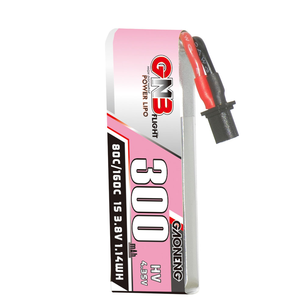 6PcsGaoneng38V300mAh80C1SLiHVBatteryA30PlugWithAdapterCableforEmaxTinyhawkSBetaFPVBeta75X-1989064-2