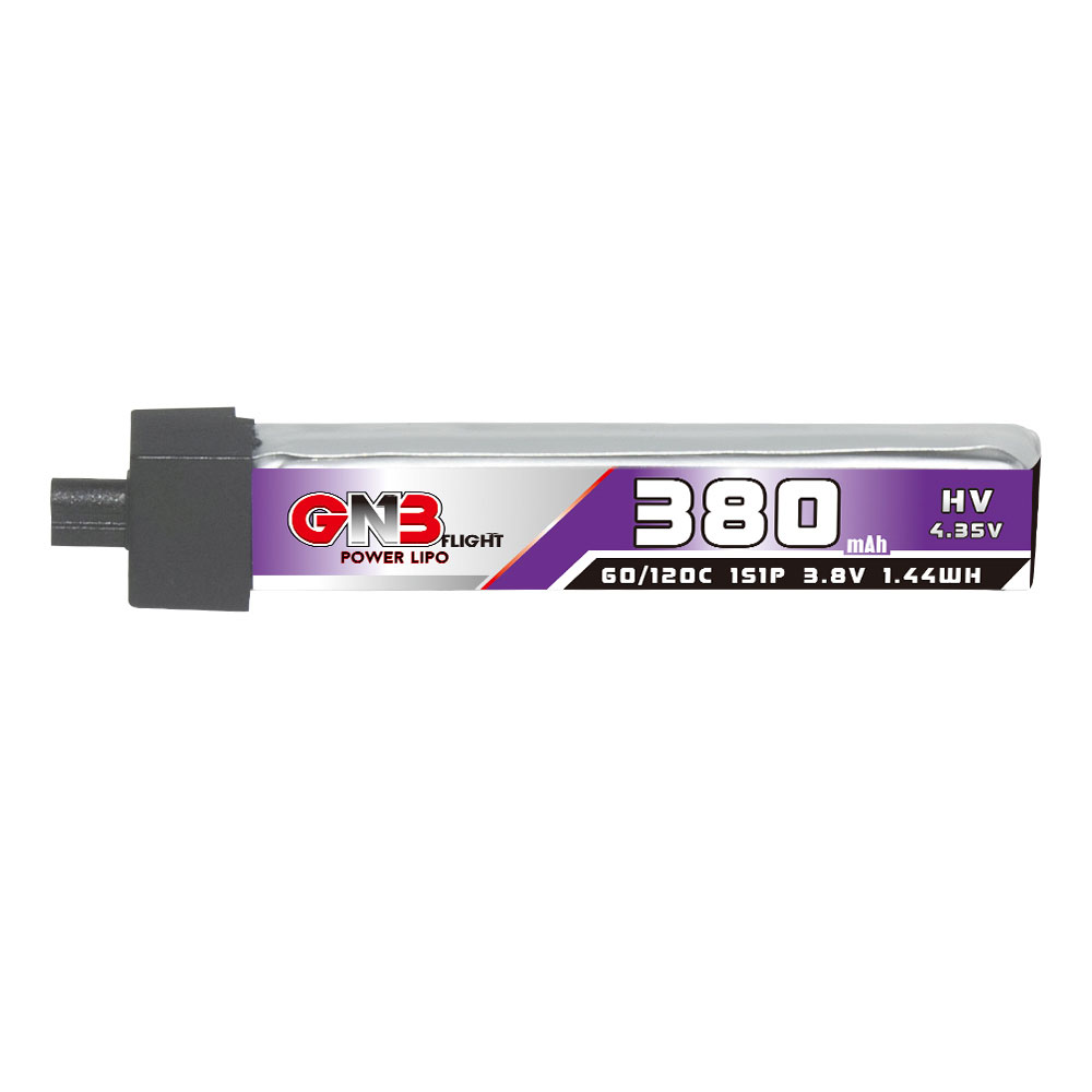 6PcsGaoneng38V380mAh60C1SLiHVBatteryA30PlugWithAdapterCableforBetaFPVMeteor65ProHappymodelMobula6HD-1988700-4