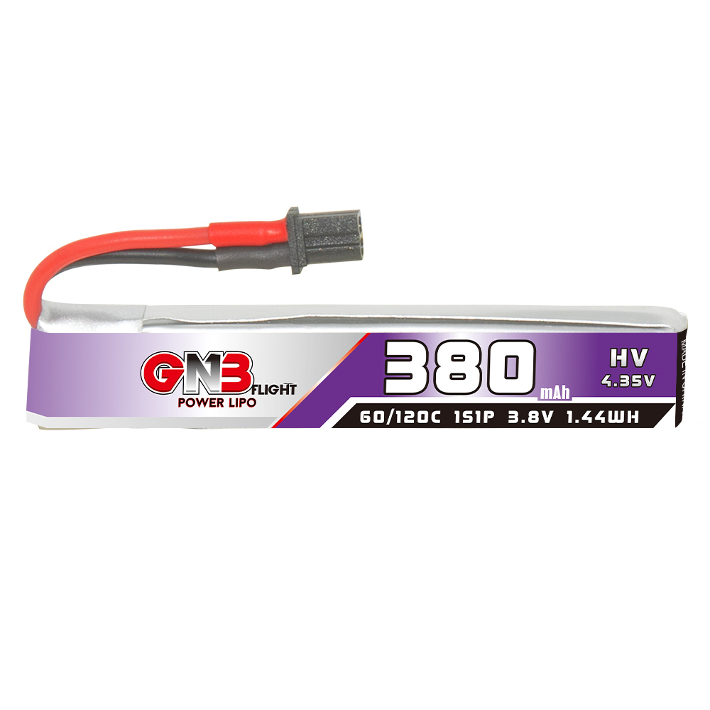 6PcsGaoneng38V380mAh60C1SLiHVBatteryA30PlugWithAdapterCableforHappymodelMobula6BetaFPVMeteor65-1988656-3