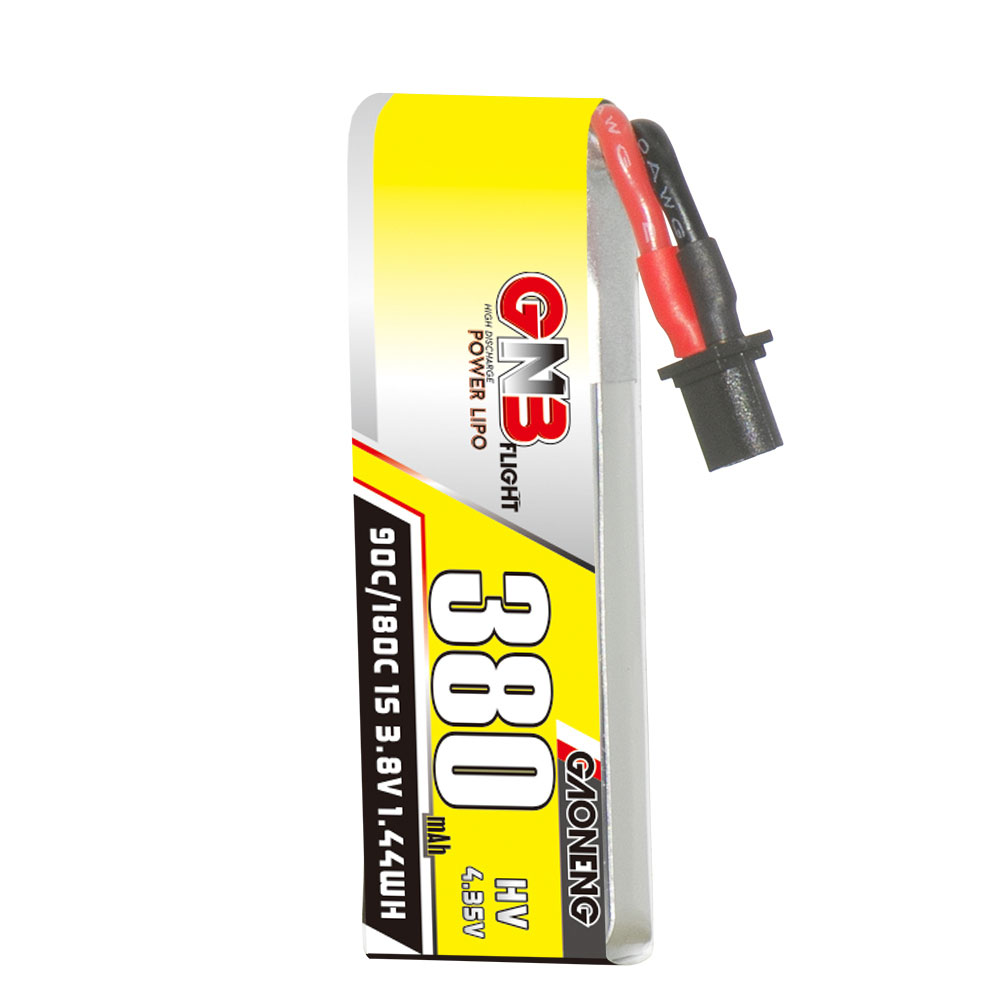 6PcsGaoneng38V380mAh90C1SLiHVBatteryA30PlugWithAdapterCableforEmaxTinyhawkSBetaFPVBeta75X-1988623-2