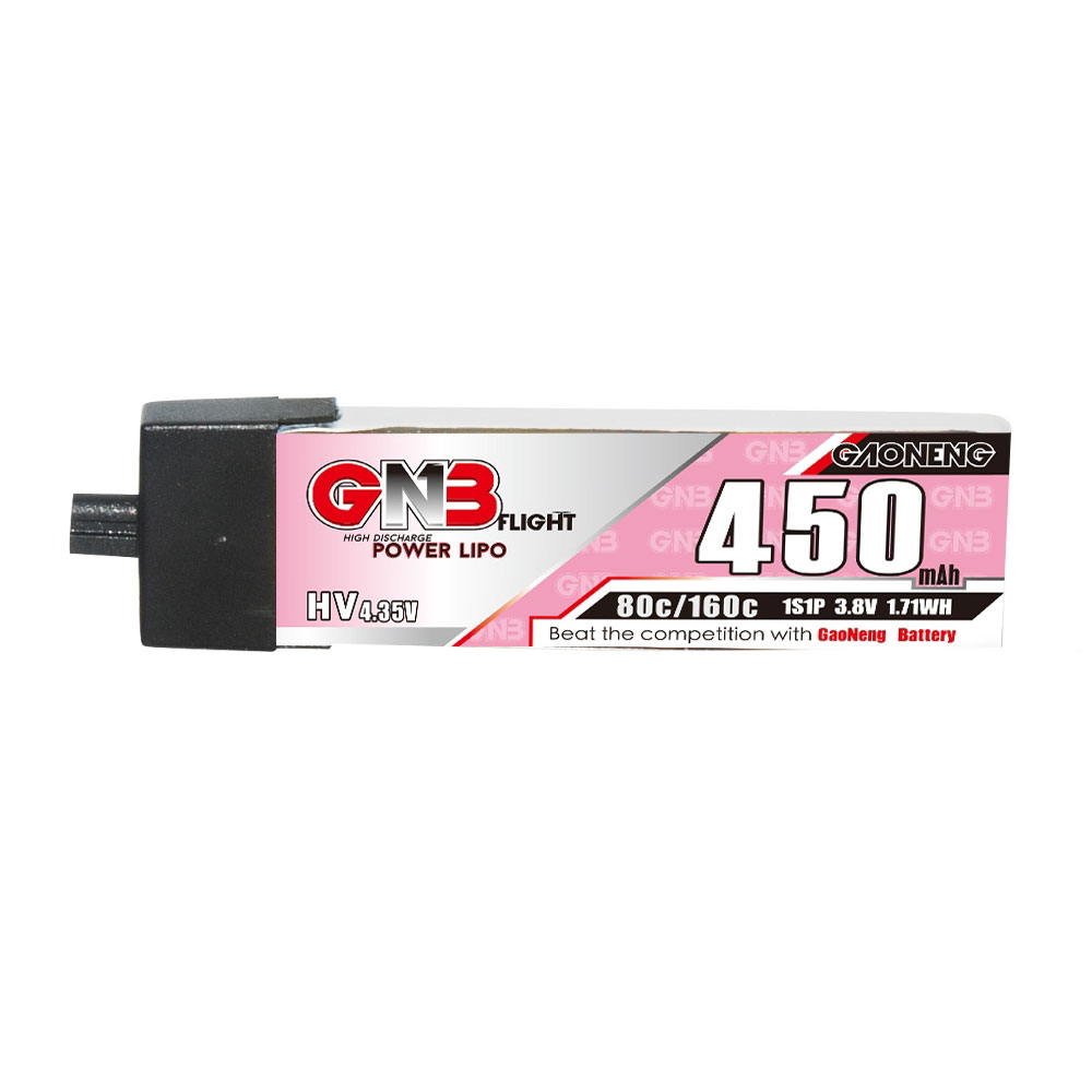 6PcsGaoneng38V450mAh80C1SLiHVBatteryA30PlugWithAdapterCableforEmaxTinyhawkSBetaFPVBeta75X-1988936-2