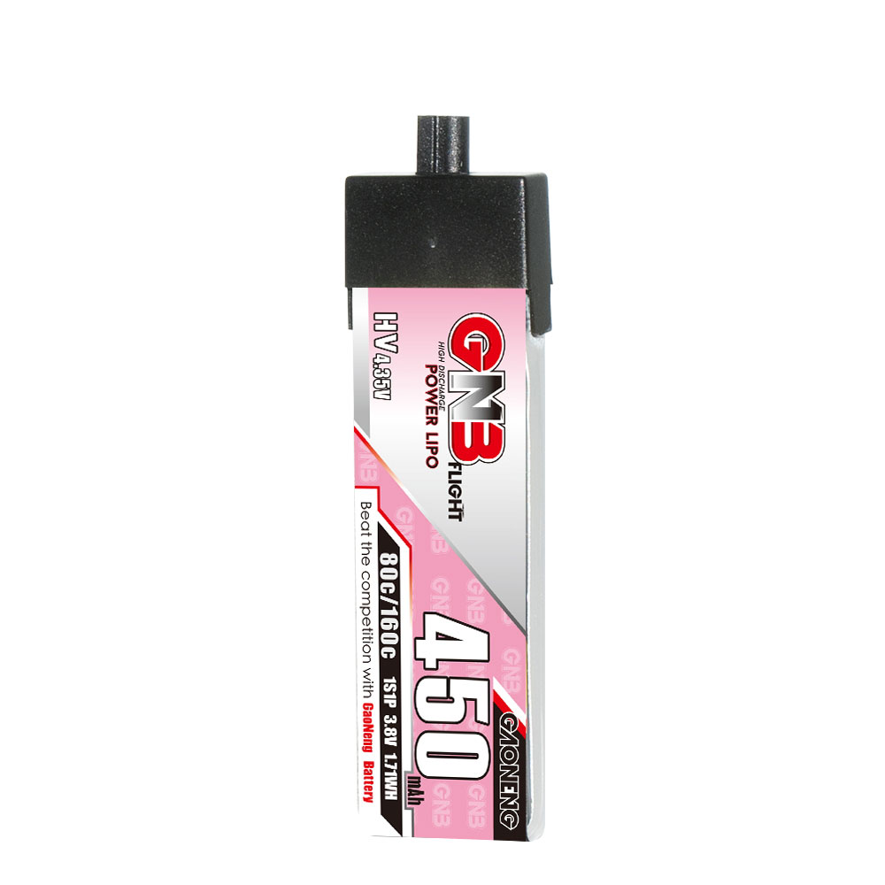 6PcsGaoneng38V450mAh80C1SLiHVBatteryA30PlugWithAdapterCableforEmaxTinyhawkSBetaFPVBeta75X-1988936-4