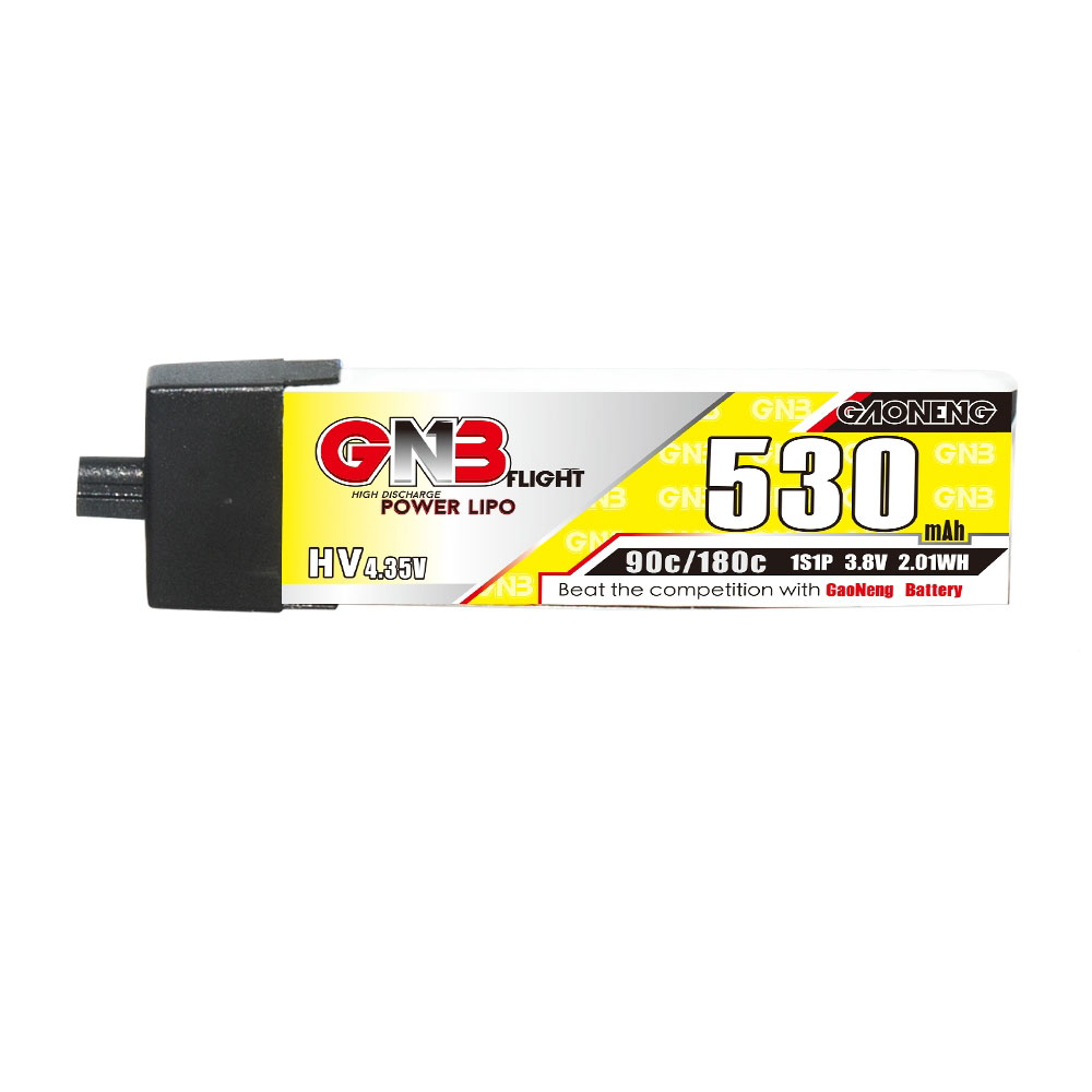 6PcsGaoneng38V530mAh90C1SLiHVBatteryA30PlugforSub250Nanofly20EmaxTinyhawkSBetaFPVBeta75X-1989122-2