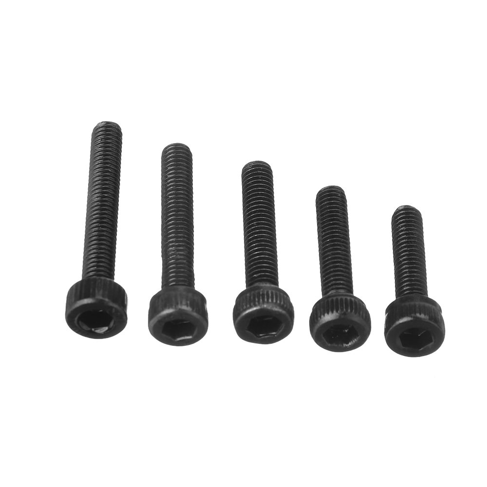 730pcsM3CarbonSteelSocketHeadCapScrewsWithFlatWashersNutsMaleWrench-1864418-6