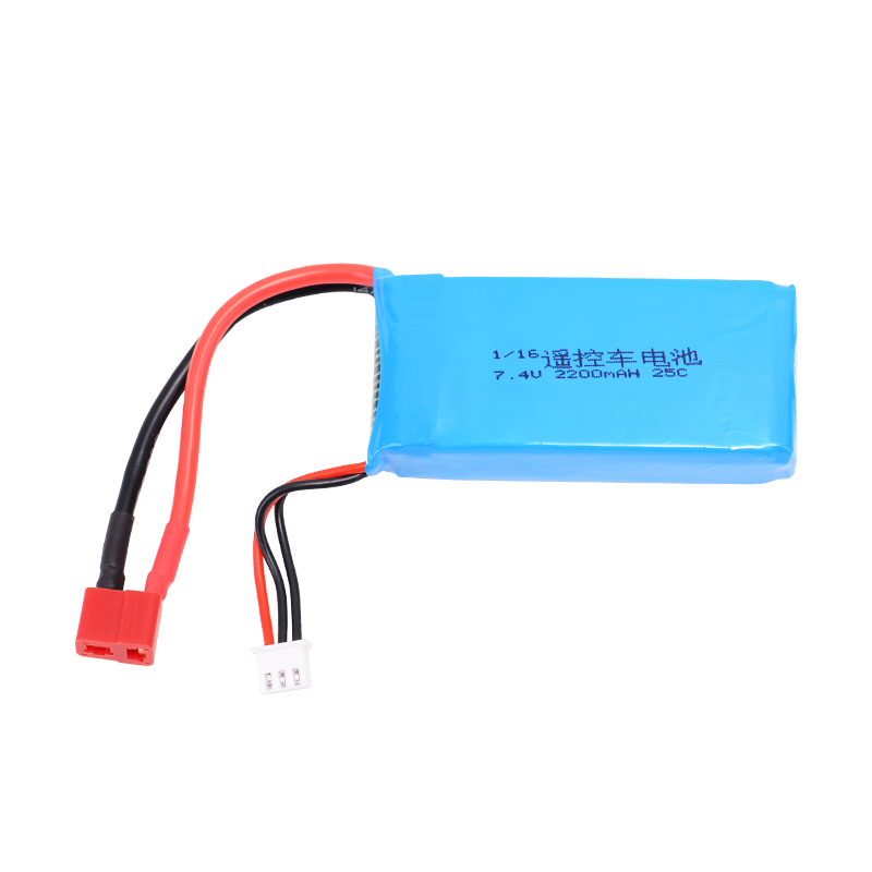 74V2200mAh25C2SLiPoBatteryTDeansPlugforMjx162101620816207116MJXHYPERGO1430114302RcCar-1987348-1