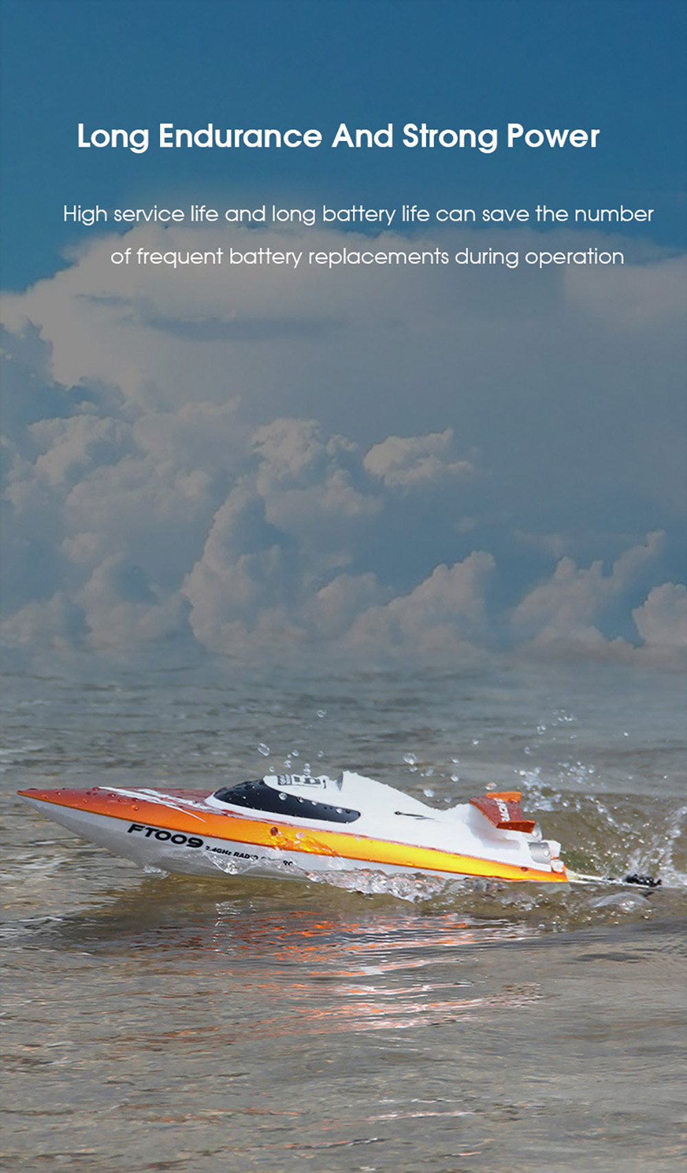 74V2500mAh30C2SHigh-PerformanceLipoBatteryEL-2PPlugforFeilunFT009FastHighSpeedRCBoat-1995707-2