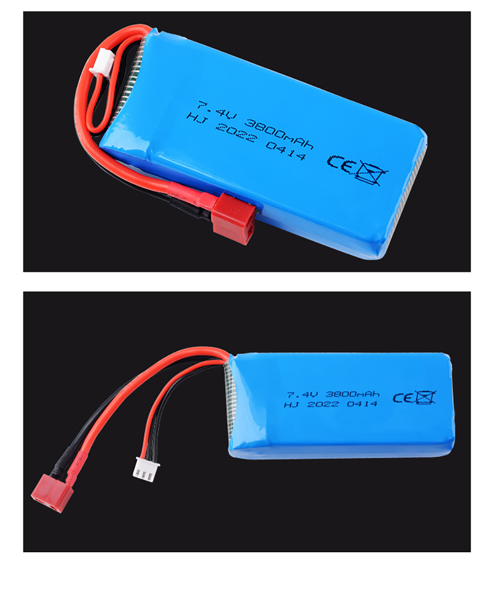 74V3800mAh2SLiPoBatteryXT60PlugforWltoys14400114401012401712401912401812428RCCar-2006056-5