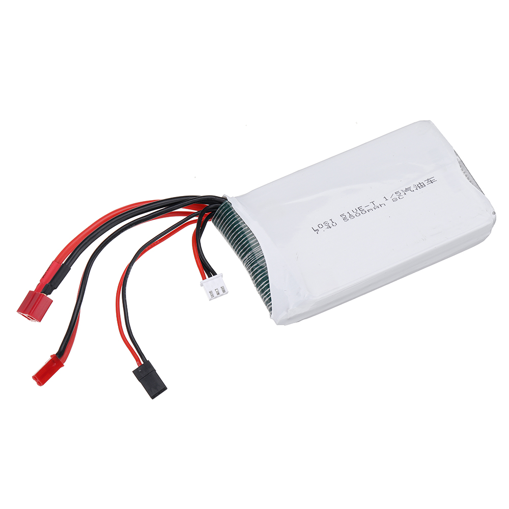 74V5500mAh8C2SLipoBatterywithTTamiyaFutabaJSTConnectorForLOSI5IVE-T15RCCarRemoteControlVehicleTruck-1980272-2