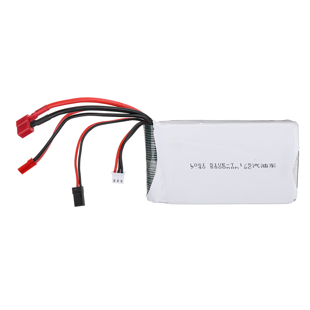 74V5500mAh8C2SLipoBatterywithTTamiyaFutabaJSTConnectorForLOSI5IVE-T15RCCarRemoteControlVehicleTruck-1980272-4