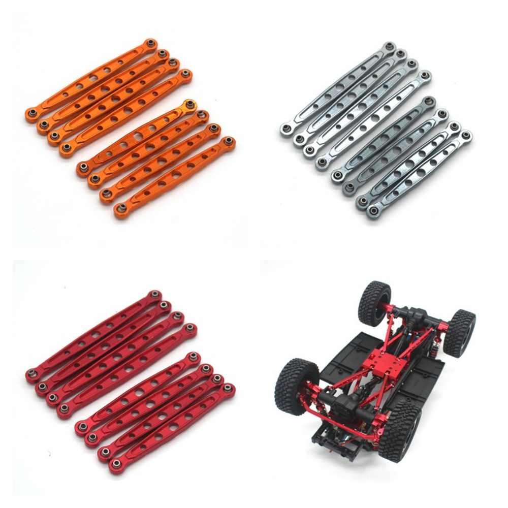 8PCSUpgradedMetalLinkageRodsFrontRearforMN128MN86SG500112RCCarVehiclesModelsSpareAccessories-1996078-3