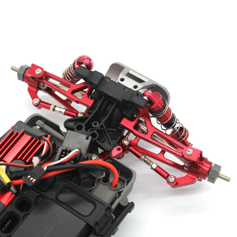 8pcsUpgradePartsForMJXH1616207162081620916210MetalFrontandRearUpperLowerSuspensionArmSet116RCCar-2005902-1
