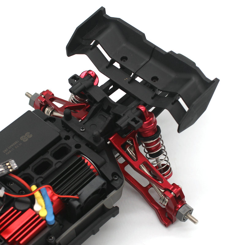 8pcsUpgradePartsForMJXH1616207162081620916210MetalFrontandRearUpperLowerSuspensionArmSet116RCCar-2005902-2