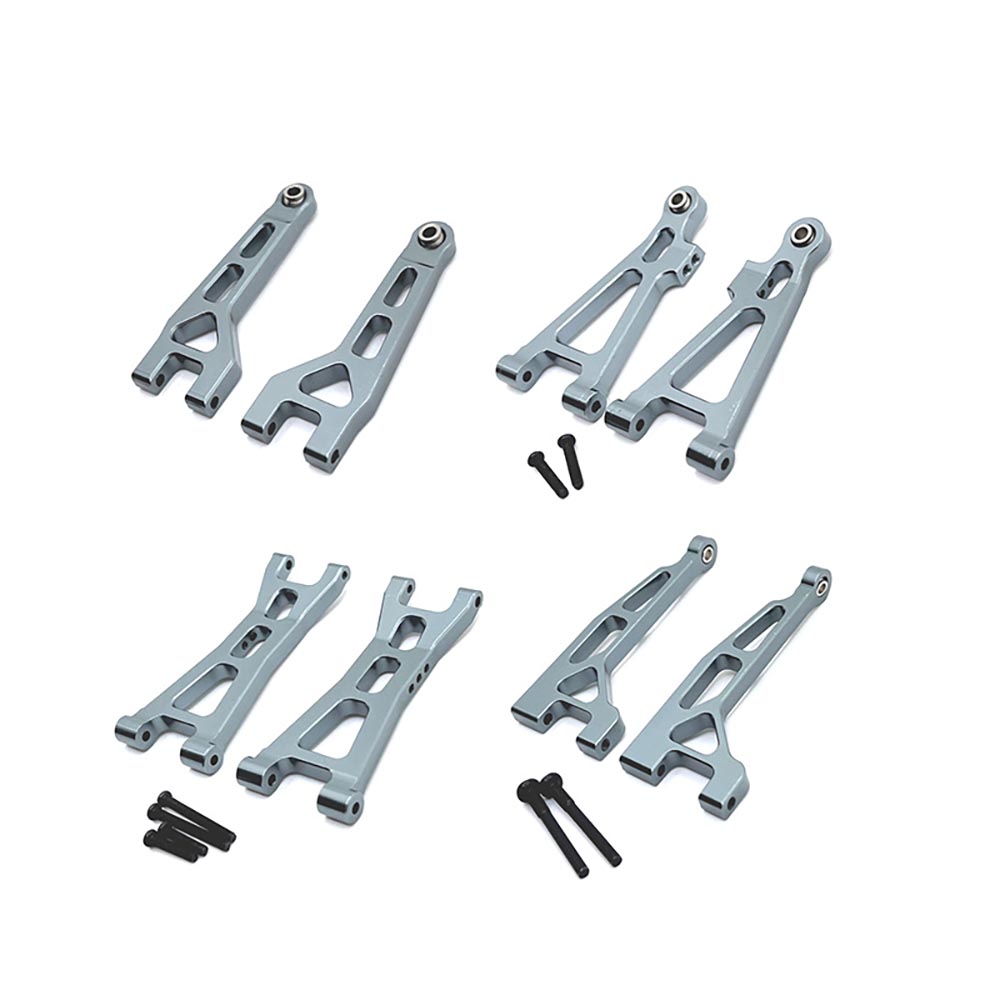 8pcsUpgradePartsForMJXH1616207162081620916210MetalFrontandRearUpperLowerSuspensionArmSet116RCCar-2005902-7