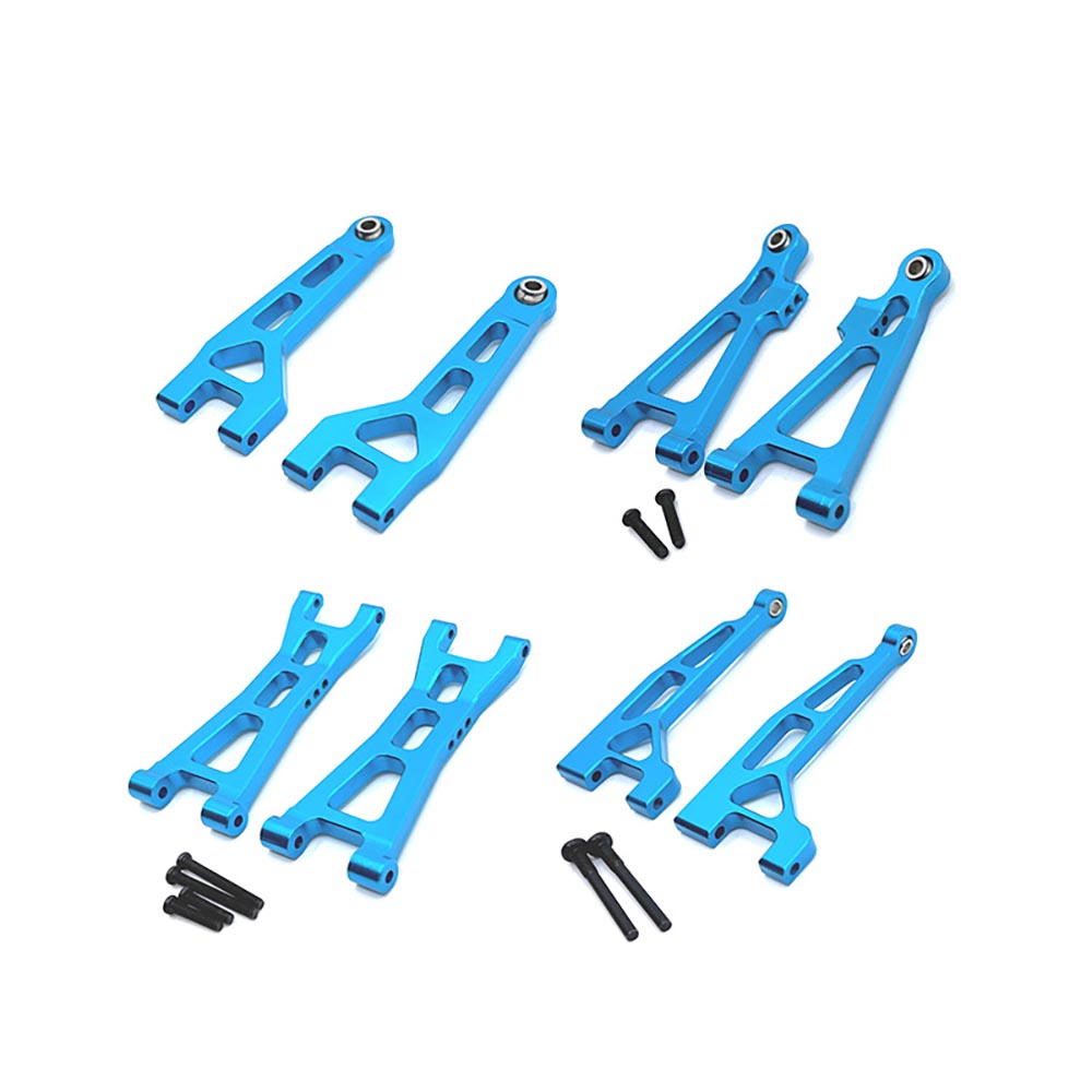 8pcsUpgradePartsForMJXH1616207162081620916210MetalFrontandRearUpperLowerSuspensionArmSet116RCCar-2005902-8