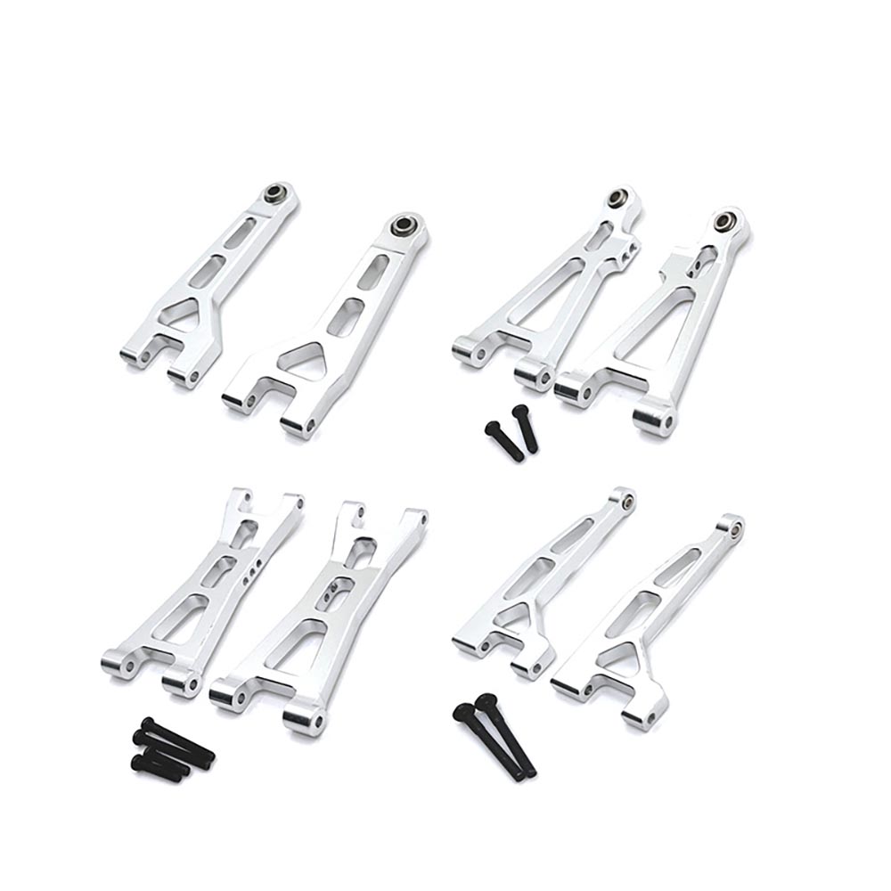 8pcsUpgradePartsForMJXH1616207162081620916210MetalFrontandRearUpperLowerSuspensionArmSet116RCCar-2005902-9