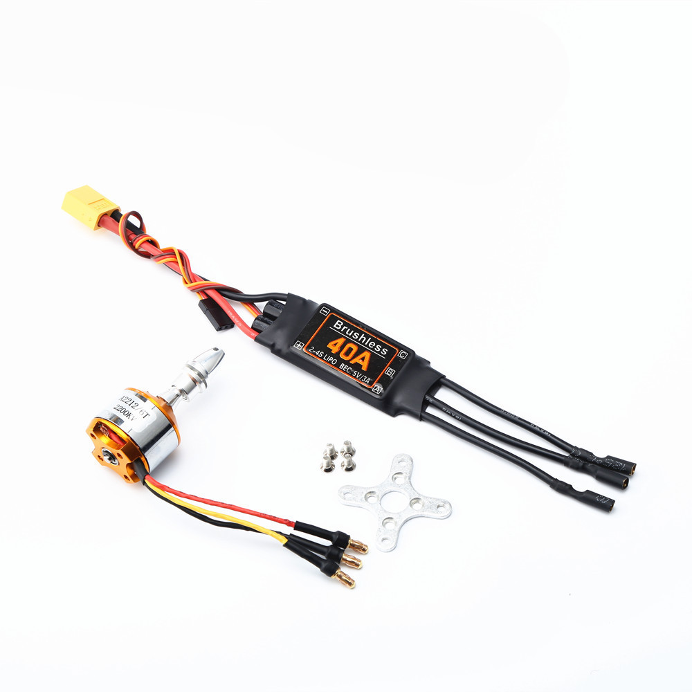 A22121000KV1400KV2200KVBrushlessMotor40AESCSG909gServo80606035PropellerRCPowerComboSystemforRCAirpla-1827045-2