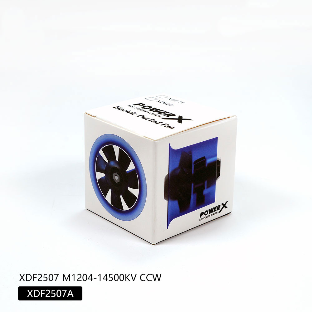 AEORC25mm7-BladeEDFDuctedFanUnitWithXDF2507M1204-14500KVBrushlessMotorRCPowerComboforFixedWingRCAirp-2011558-11