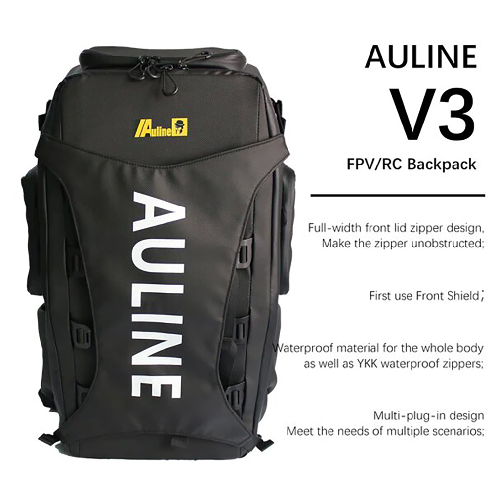 AULINEV3BackpackWaterproofSolidTypeOutdoorMultifunctionTravelCameraFPVBagSupport16InchLaptopforRCDro-2006245-1