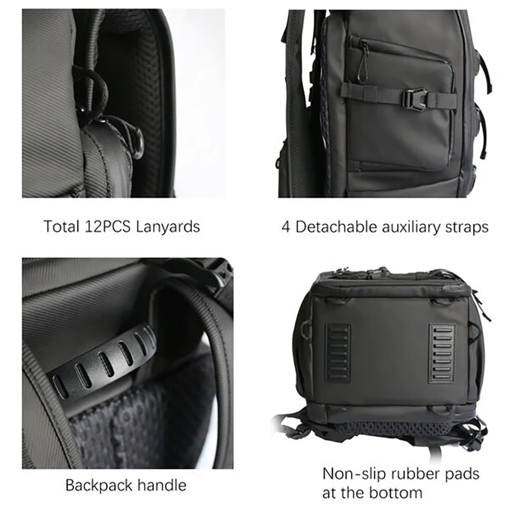 AULINEV3BackpackWaterproofSolidTypeOutdoorMultifunctionTravelCameraFPVBagSupport16InchLaptopforRCDro-2006245-9
