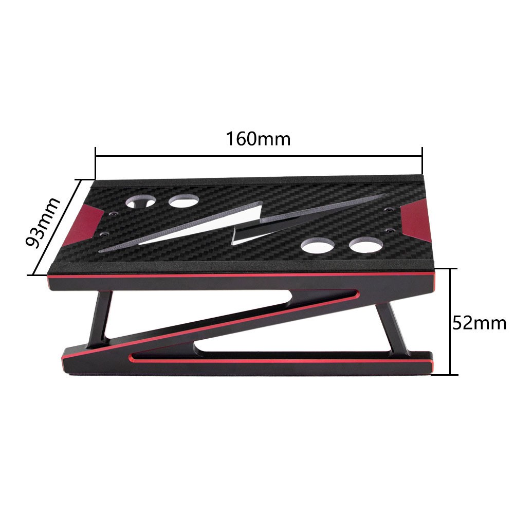 AluminumRCCarsToolHeighteningWorkStandAssemblyPlatformRepairStationFor11018SportRVDriftRCCar-2009220-1