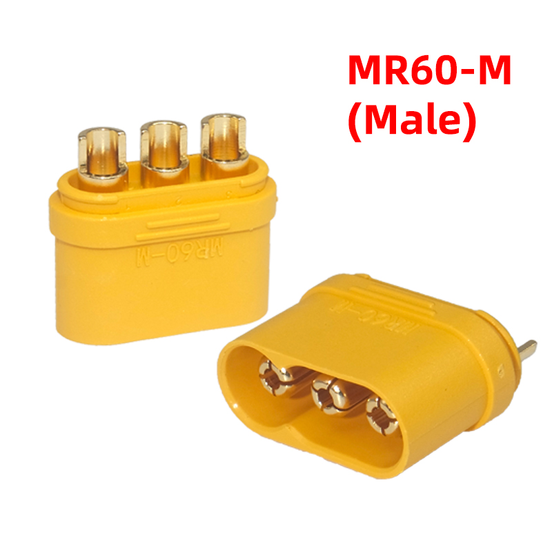 AmassMR60ConnectorBrushlessMotorESCMaleFemaleDockingTerminalToyModelAccessories3-PinTerminalBlock-1976451-3
