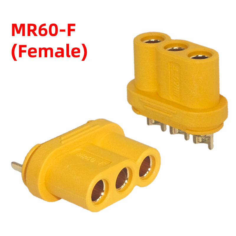 AmassMR60ConnectorBrushlessMotorESCMaleFemaleDockingTerminalToyModelAccessories3-PinTerminalBlock-1976451-4