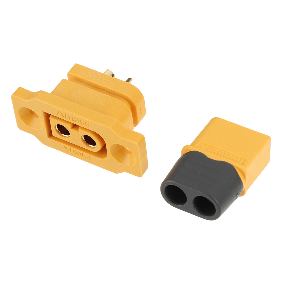 AmassXT60E-FXT60H-MMaleFemaleBulletConnectorPlugwithSheathHousingforFPVDroneBattery-1980256-1