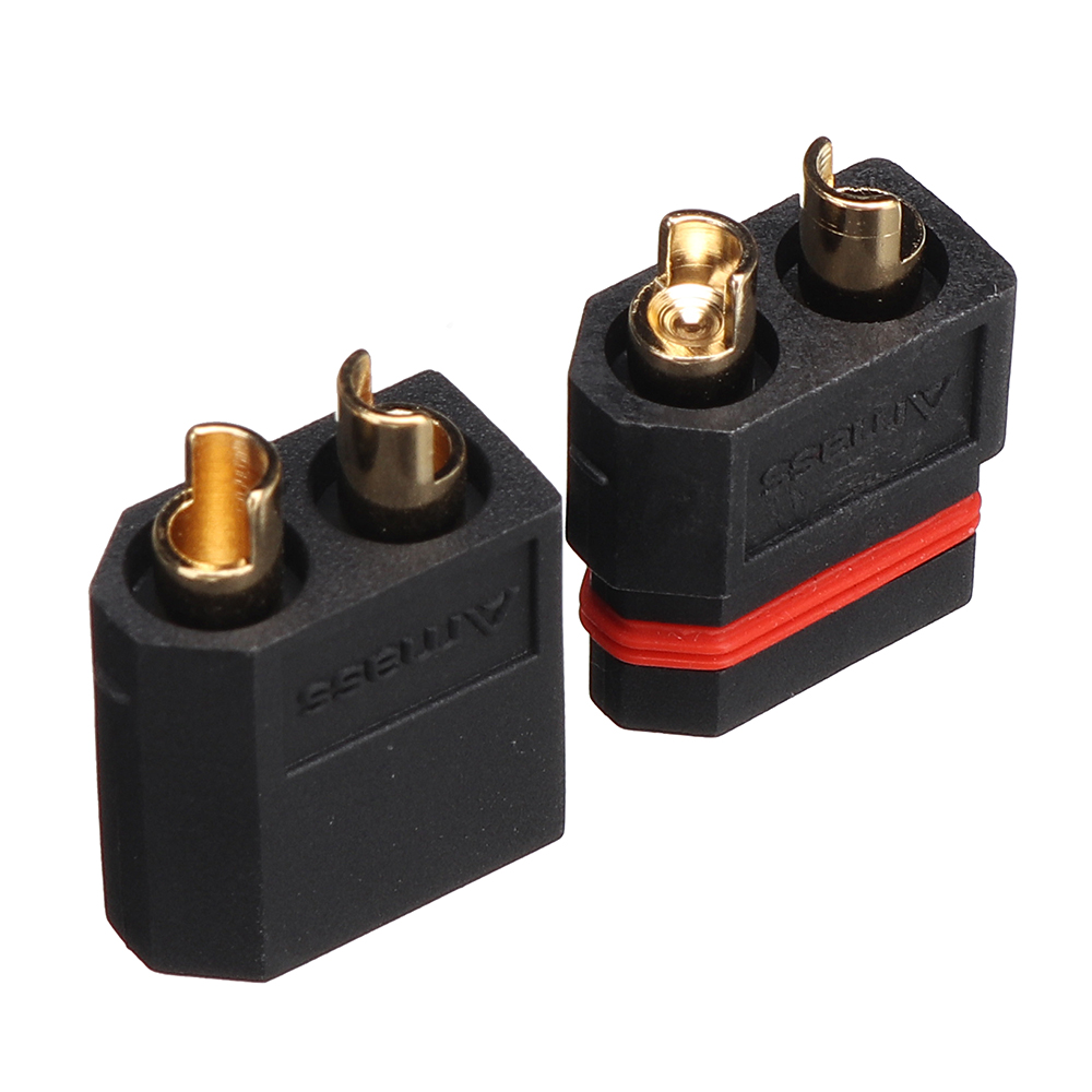 AmassXT60WWaterproofPlugGold-PlatedBlackBulletConnectorMaleandFemalePlugforRCDrone-1874095-4